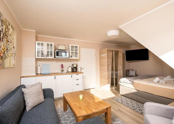 Rum i privatbostad Gaestehaus Kleines Stadtidyll *