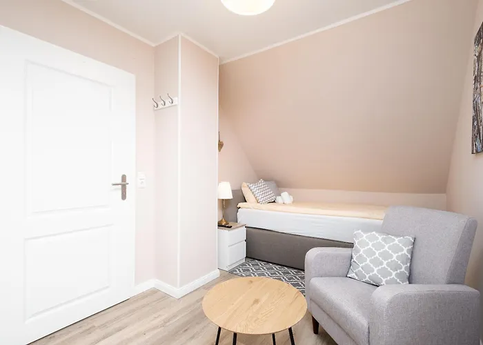 Rum i privatbostad Gaestehaus Kleines Stadtidyll *